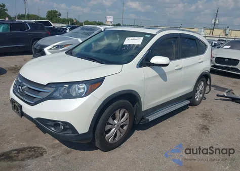 2012 Honda Cr-V Ex-L из США, поврежденный, VIN 5J6RM3H71CL036131